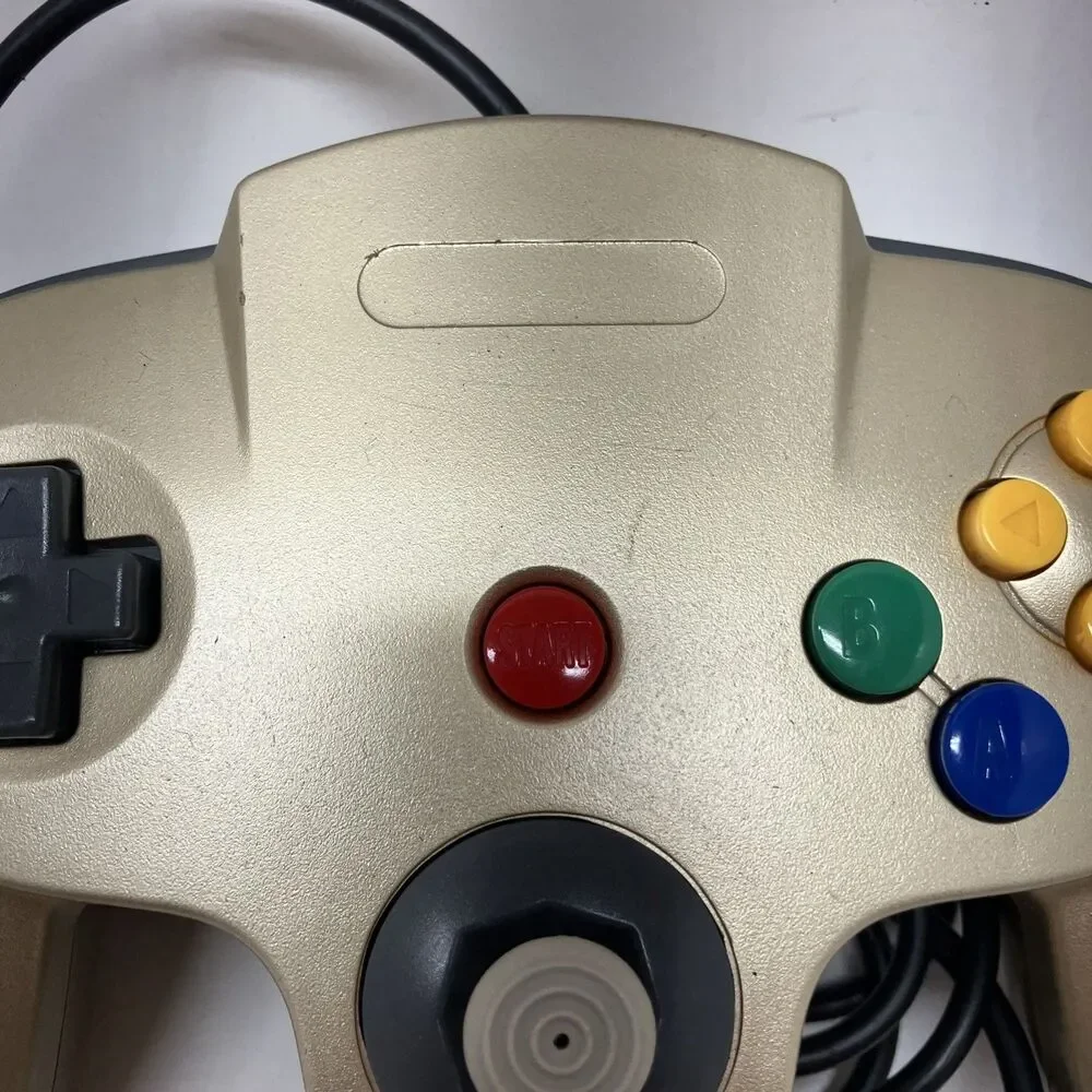 Aftermarket Gold N64 Controller **Read Description***